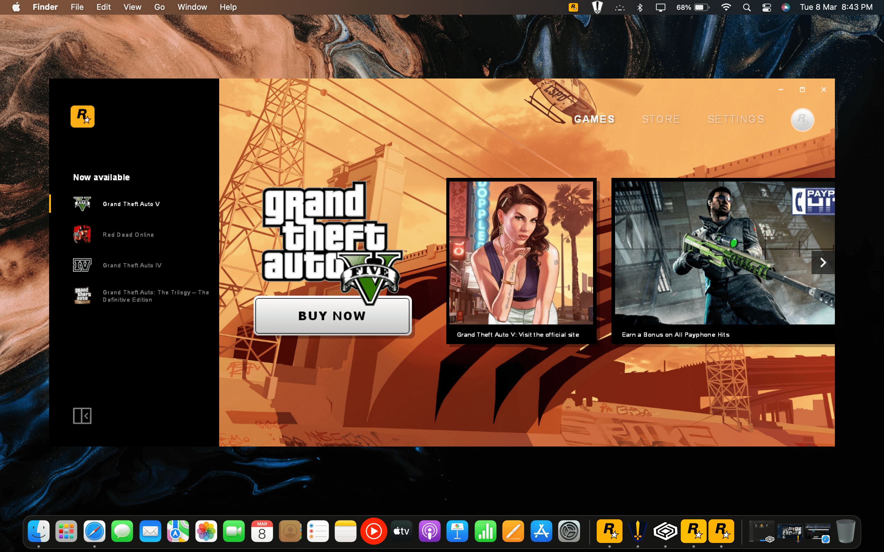 how to download rockstar games launcher on mac