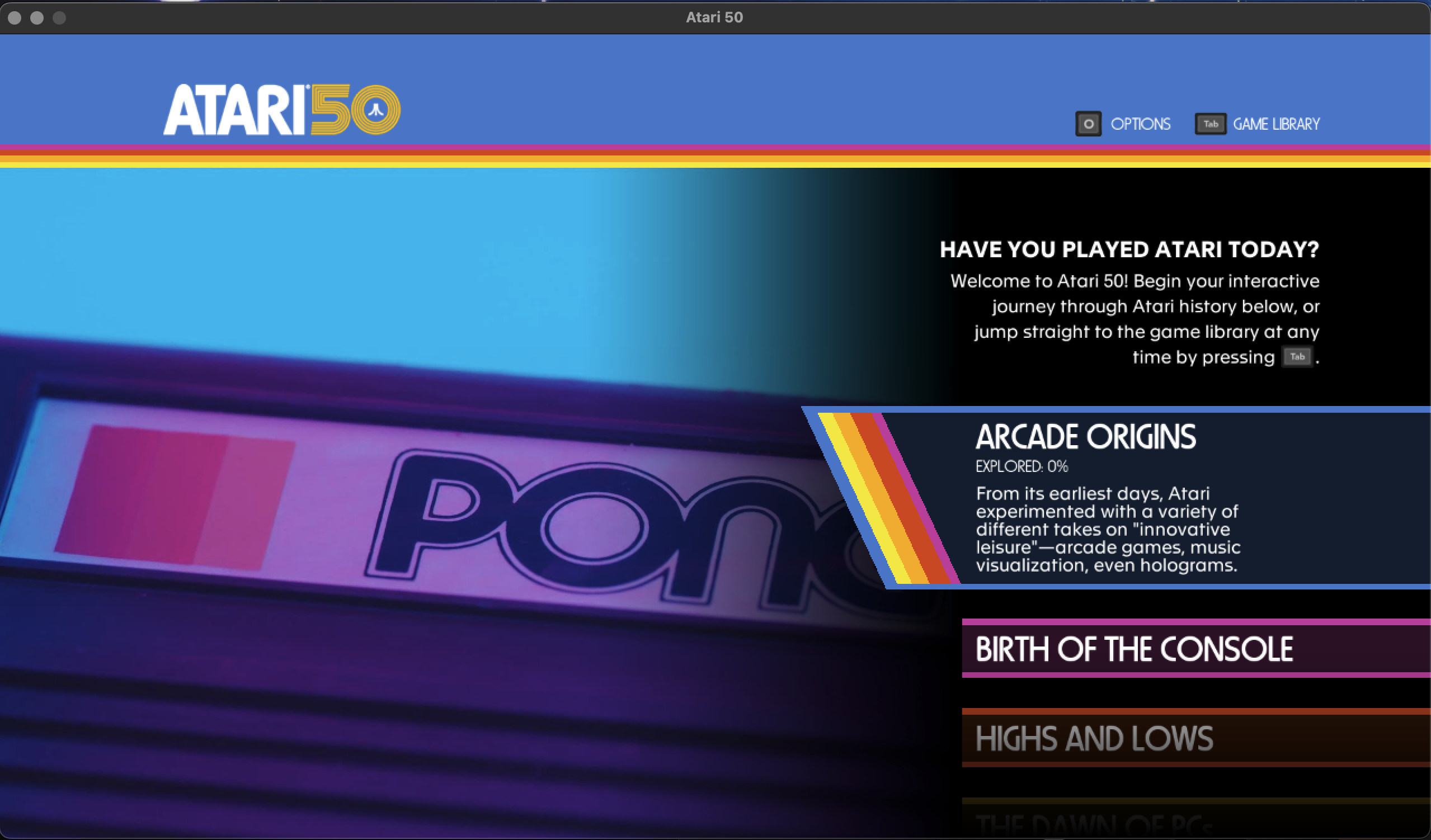 Will Atari 50: The Anniversary Celebration run on Mac or Linux ...