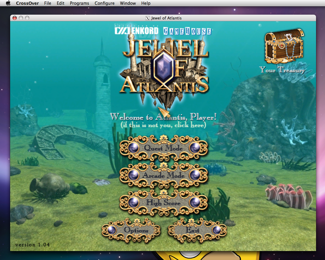 Can you run Jewel of Atlantis 1.04 on Mac or Linux? | CodeWeavers