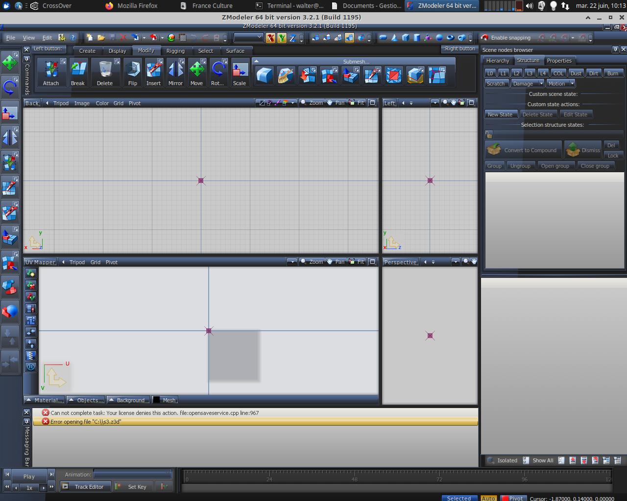 Will ZModeler 3 run on Mac or Linux? | CodeWeavers