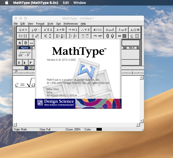 mathtype 12.0 mac