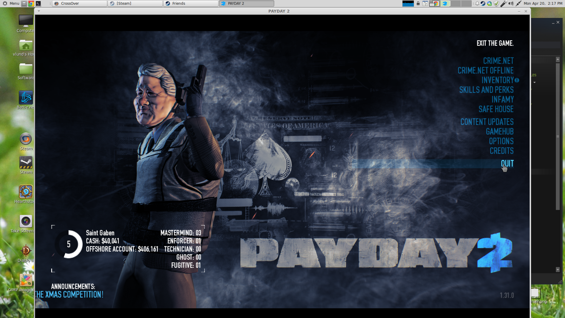 PayDay 2, Software