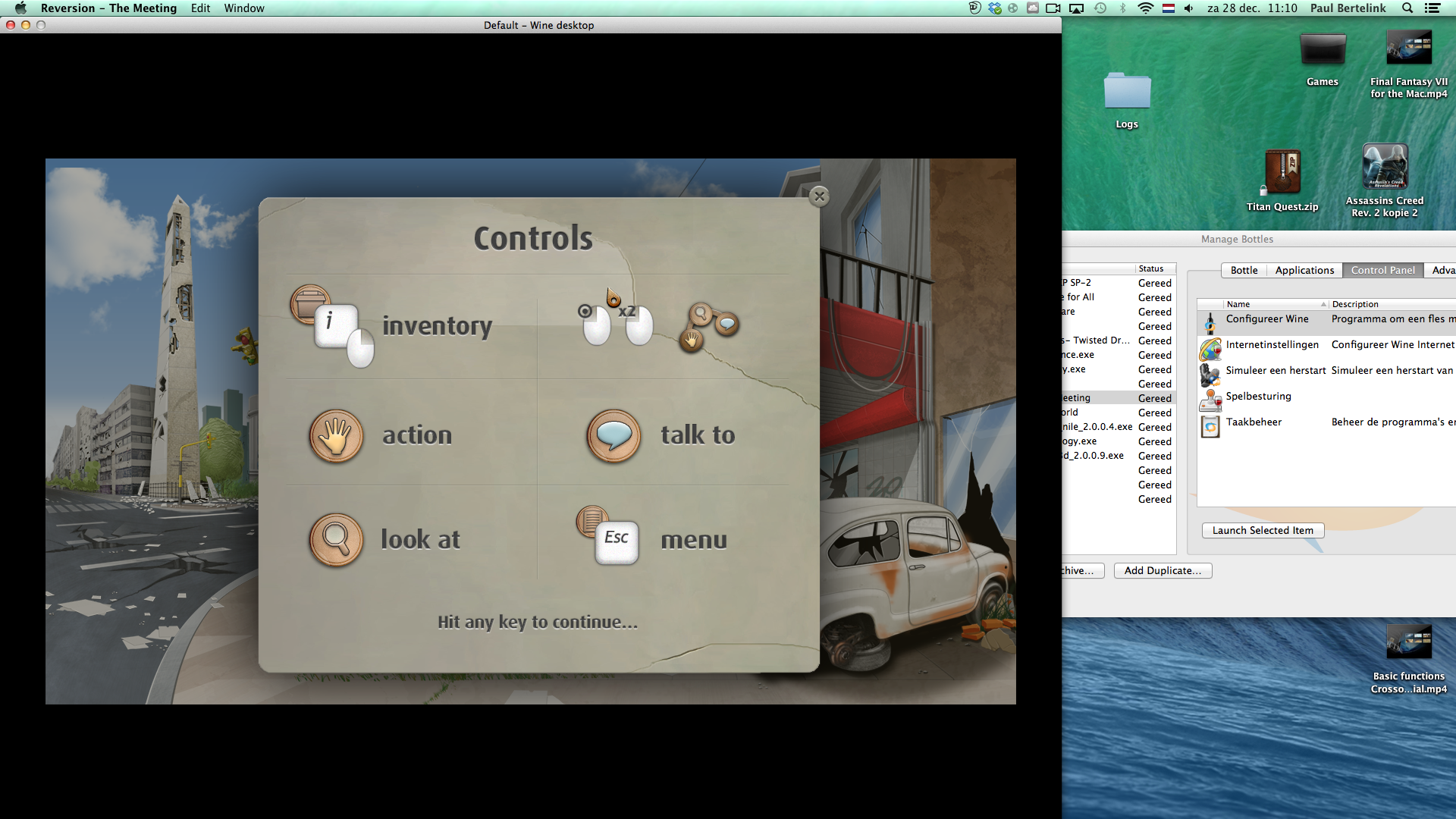 Will Reversion Part 2: The Meeting run on Mac or Linux? | CodeWeavers