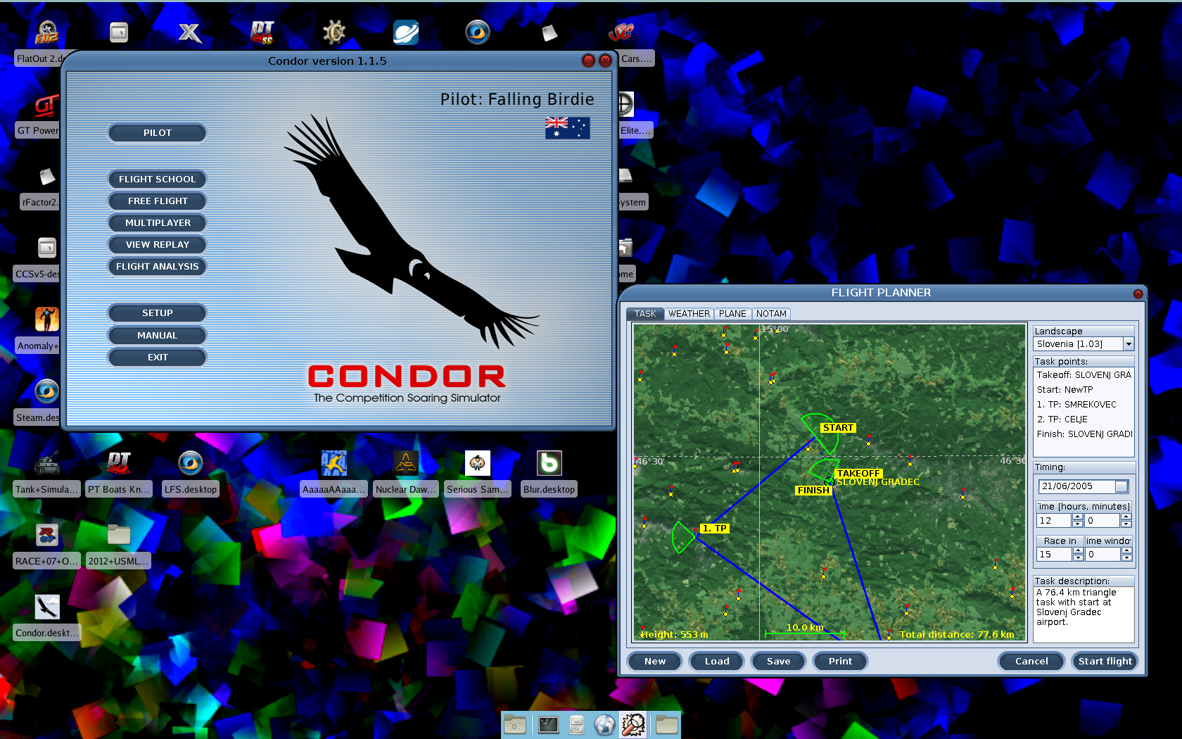 condor 2 soaring simulator
