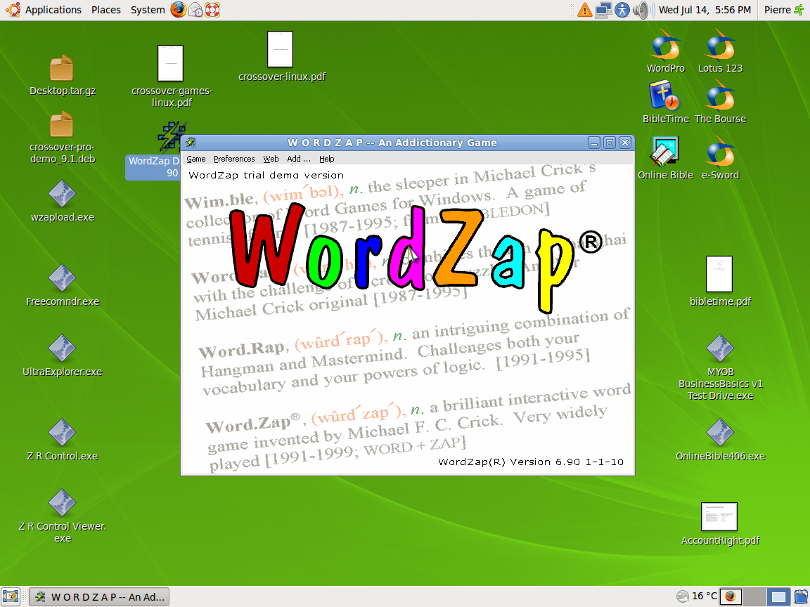 full version of wordzap