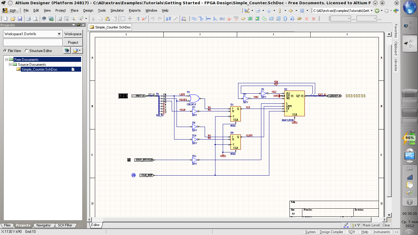 Altium designer обновить компонент на схеме из библиотеки