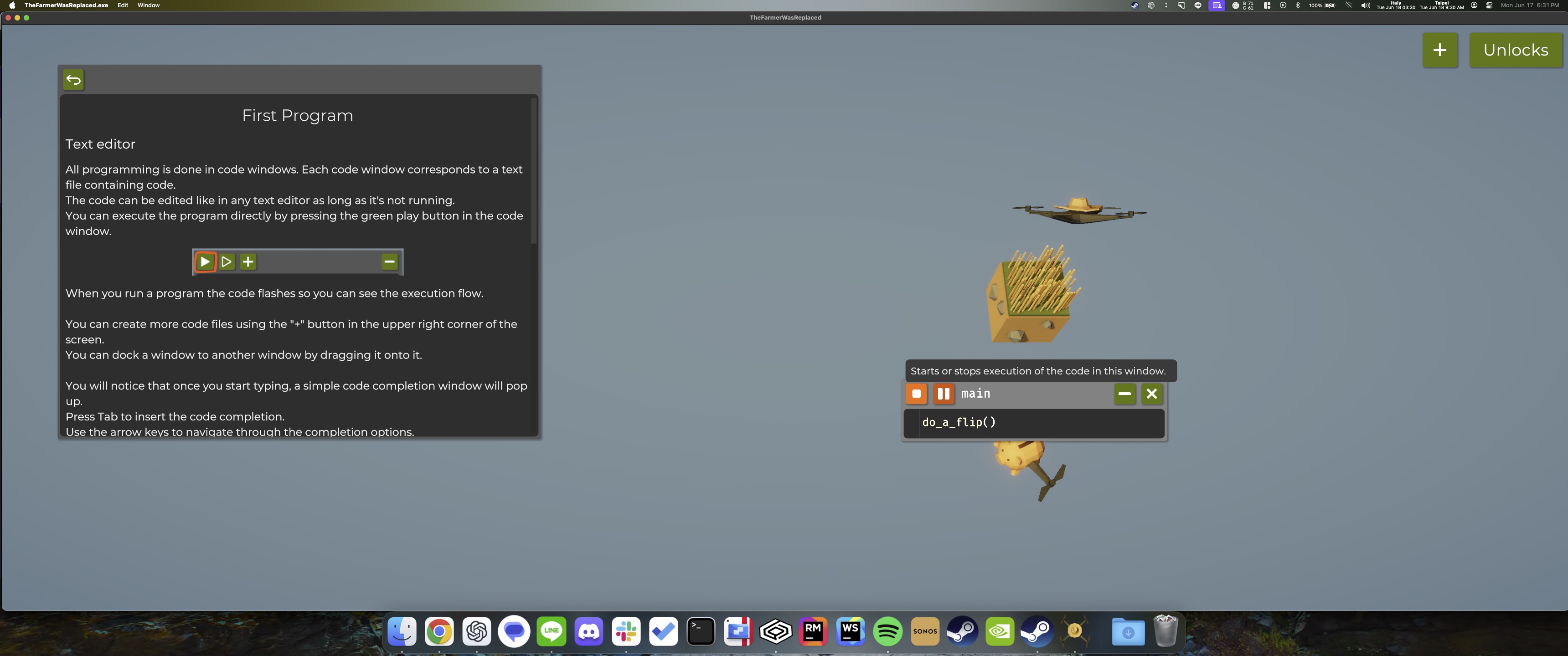 Will The Farmer Was Replaced run on Mac or Linux? | CodeWeavers image.