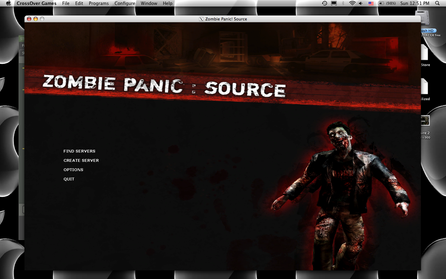 Zombie panic source как создать сервер