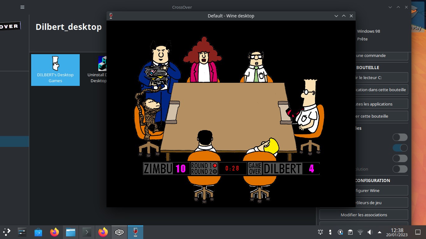 Will Dilbert's Desktop Games run on Mac or Linux? | CodeWeavers