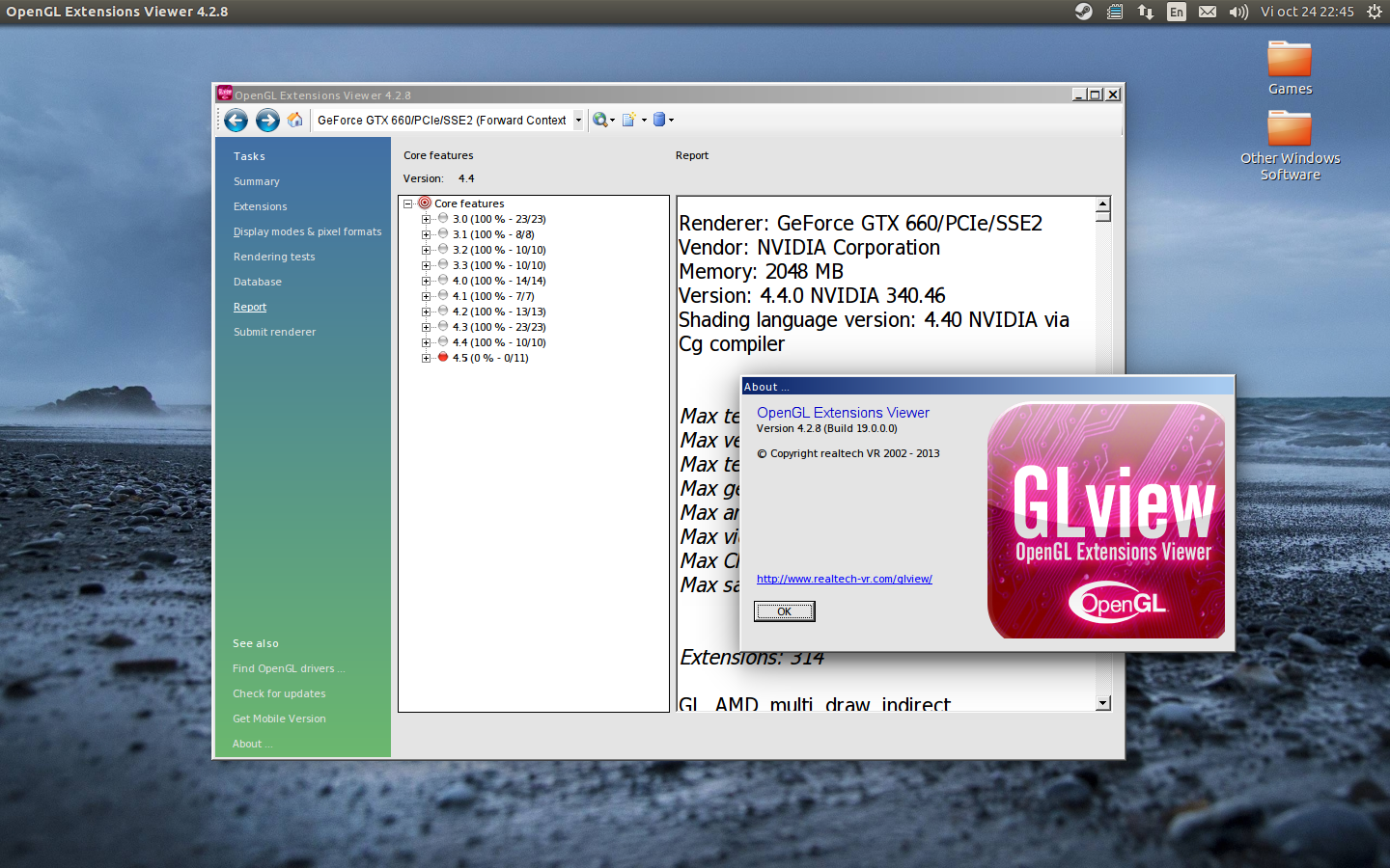 OpenGL Extension Viewer 6.4.1.1 free downloads