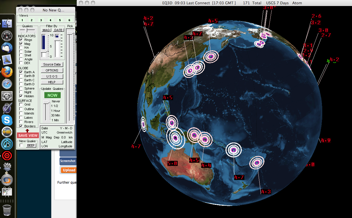 usgs 3d earthquake tracker