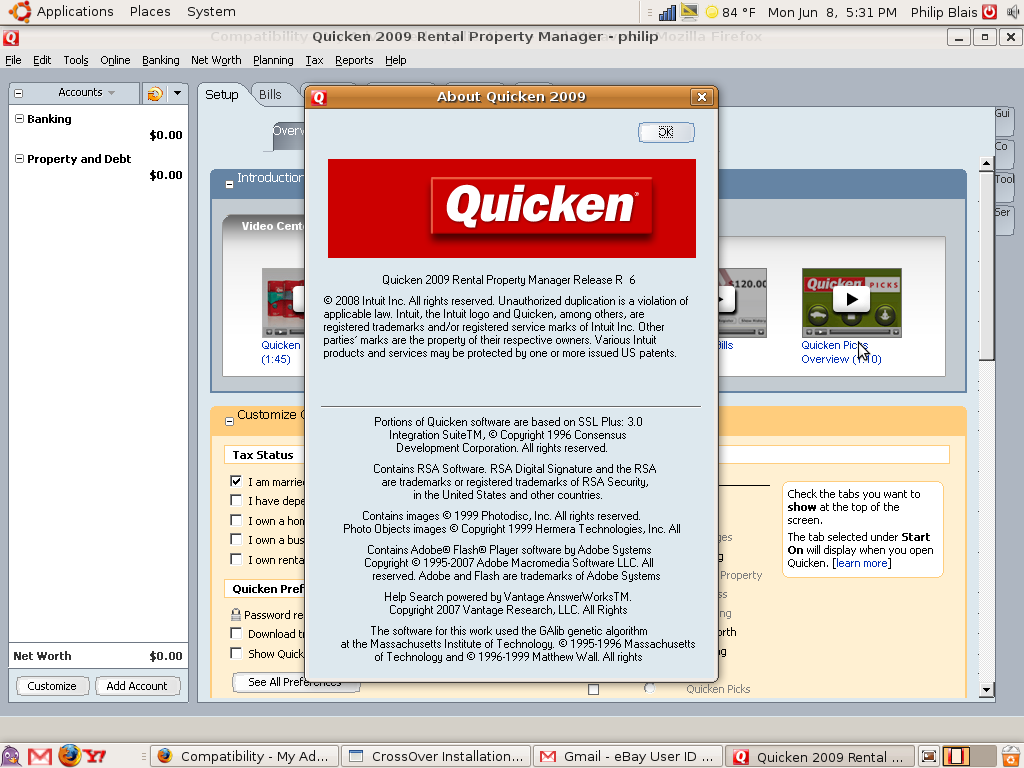 quicken rental property manager 2.0 with windows 10