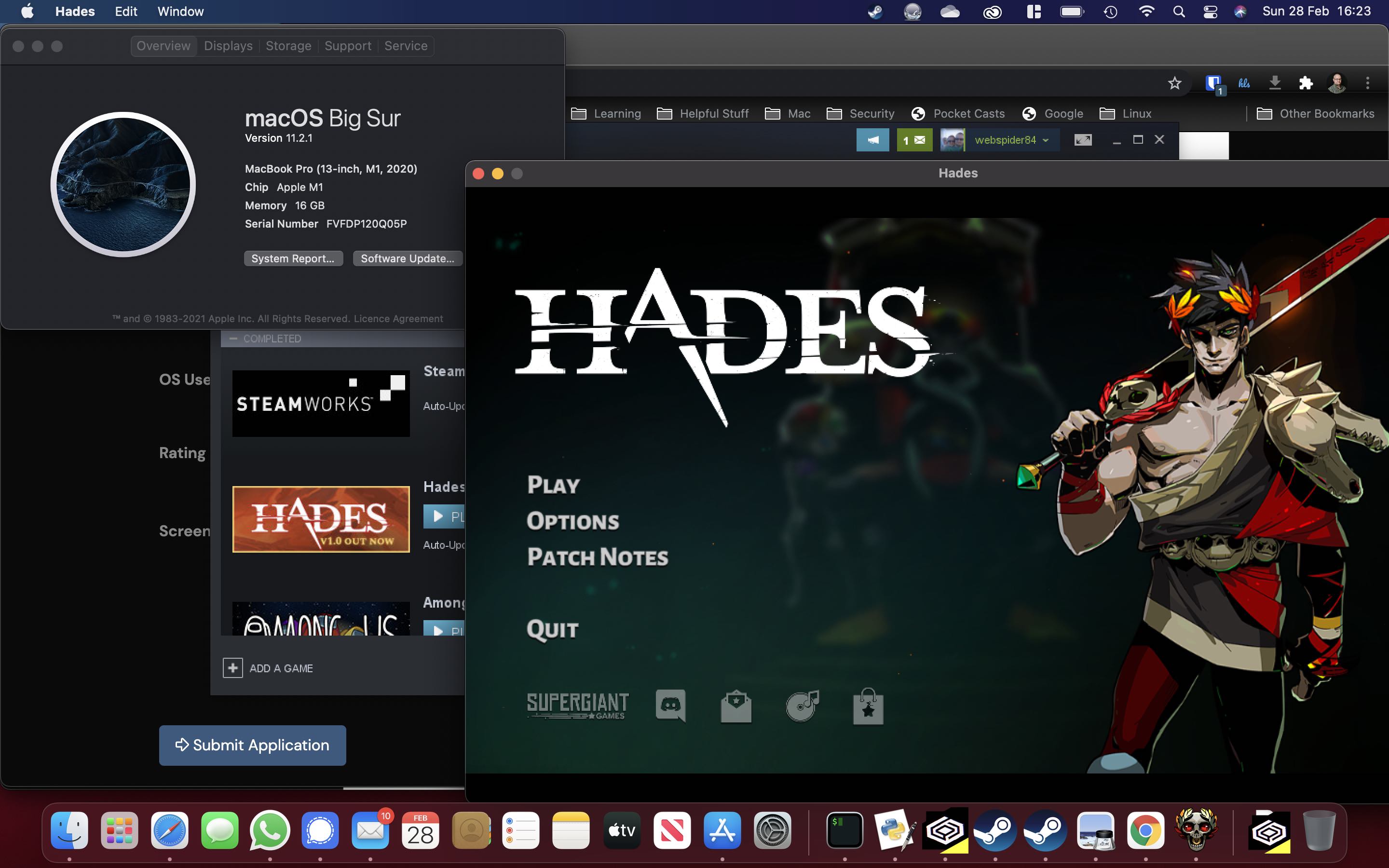 Hades, Compatibility Database