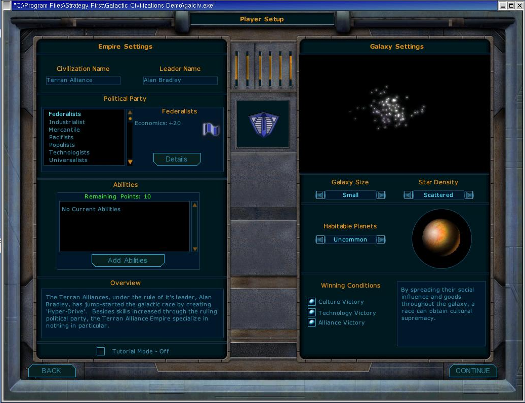 galactic civilizations 3 console commands unlock