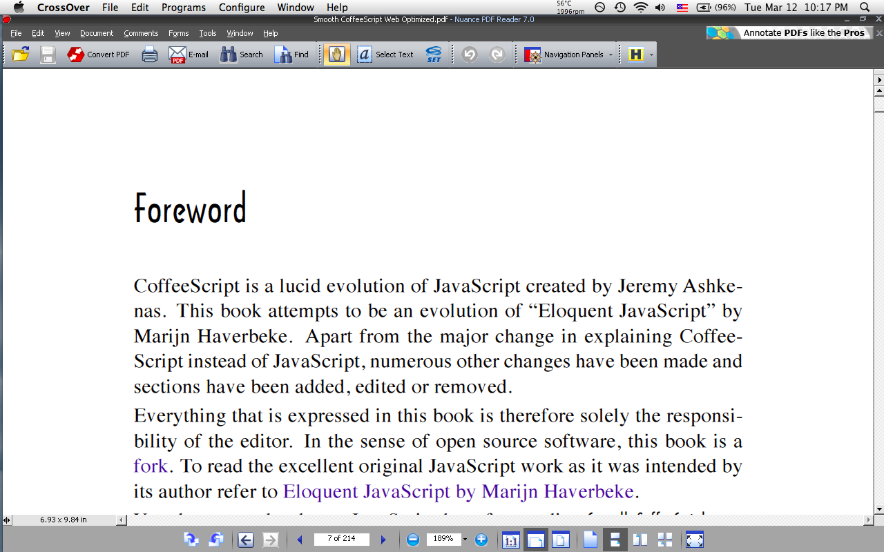 Will Nuance PDF Reader run on Mac or Linux? | CodeWeavers