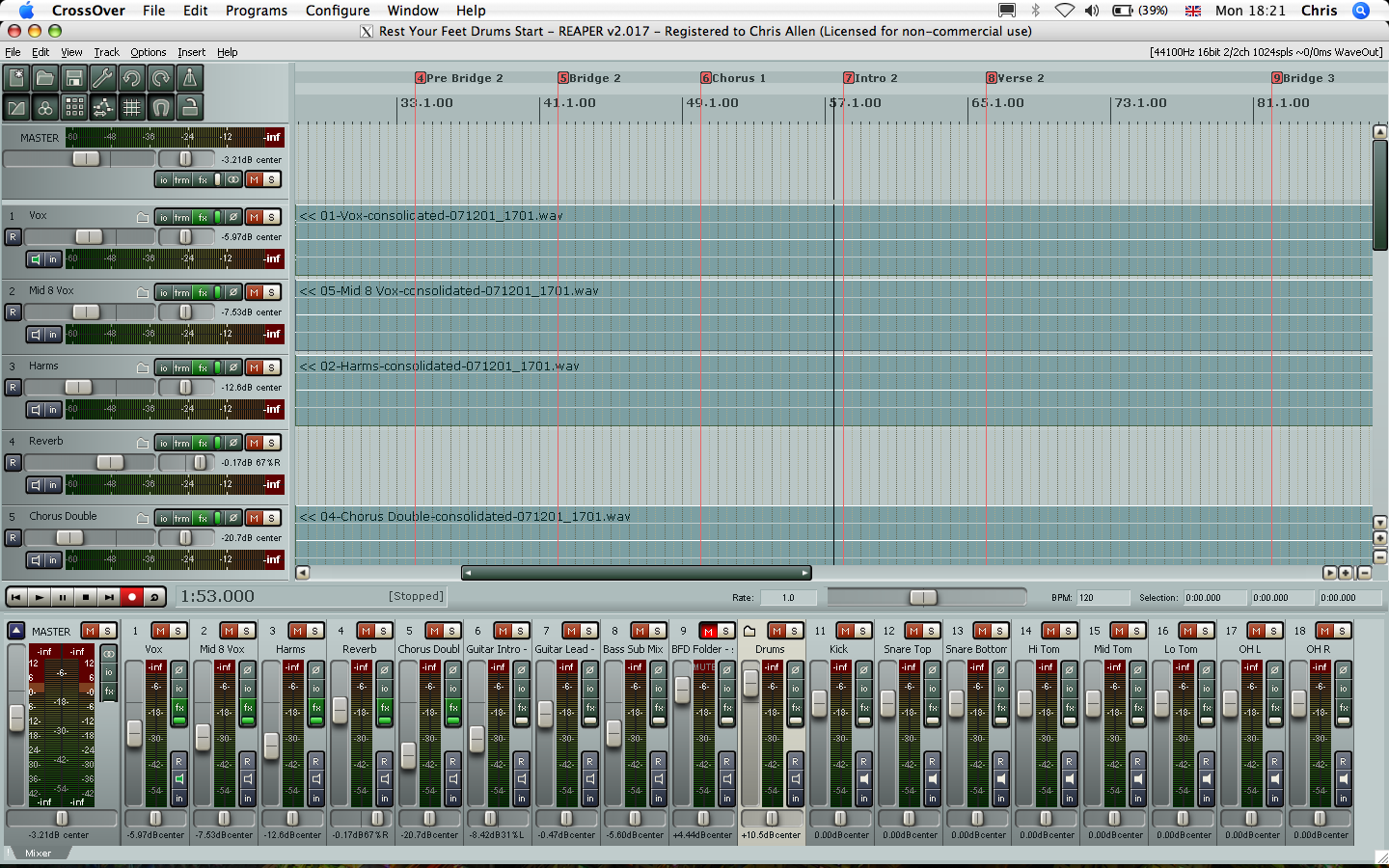 reaper for mac basics