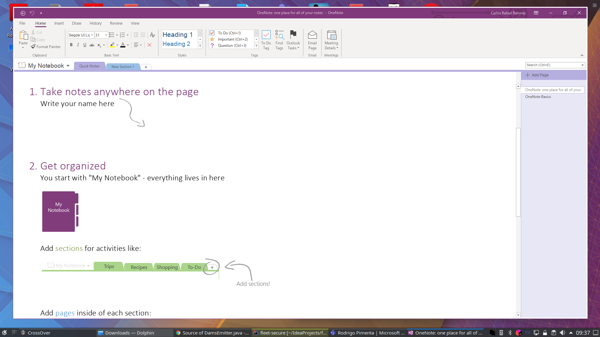 how to sync office 365 onenote to desktop onenote