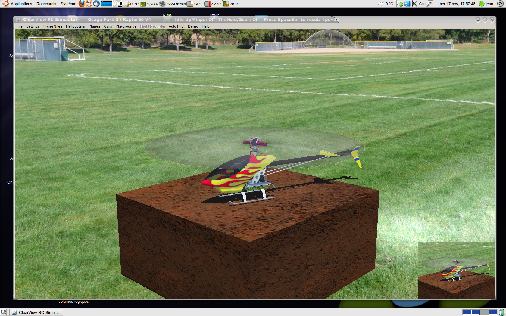 clearview flight simulator tricoper models