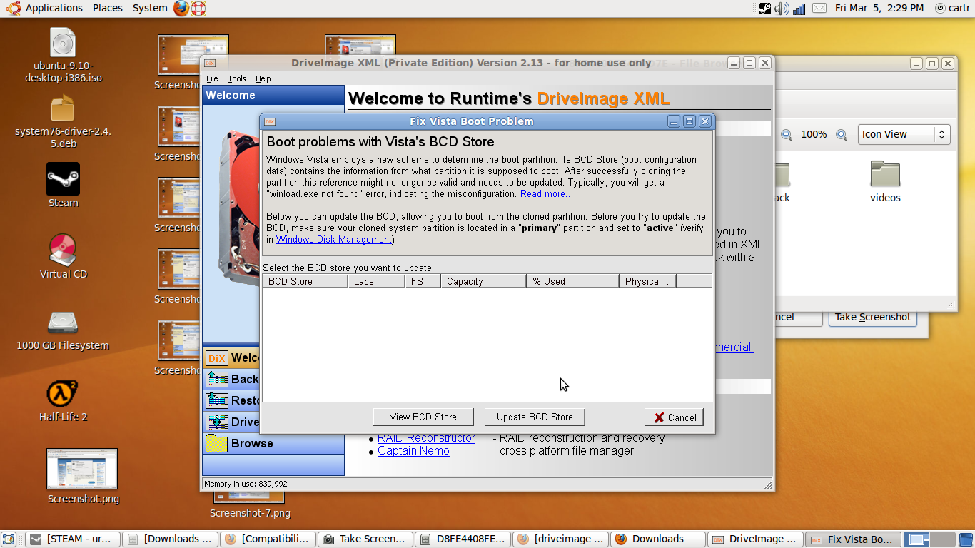 Media for DriveImage XML Private Edition CodeWeavers