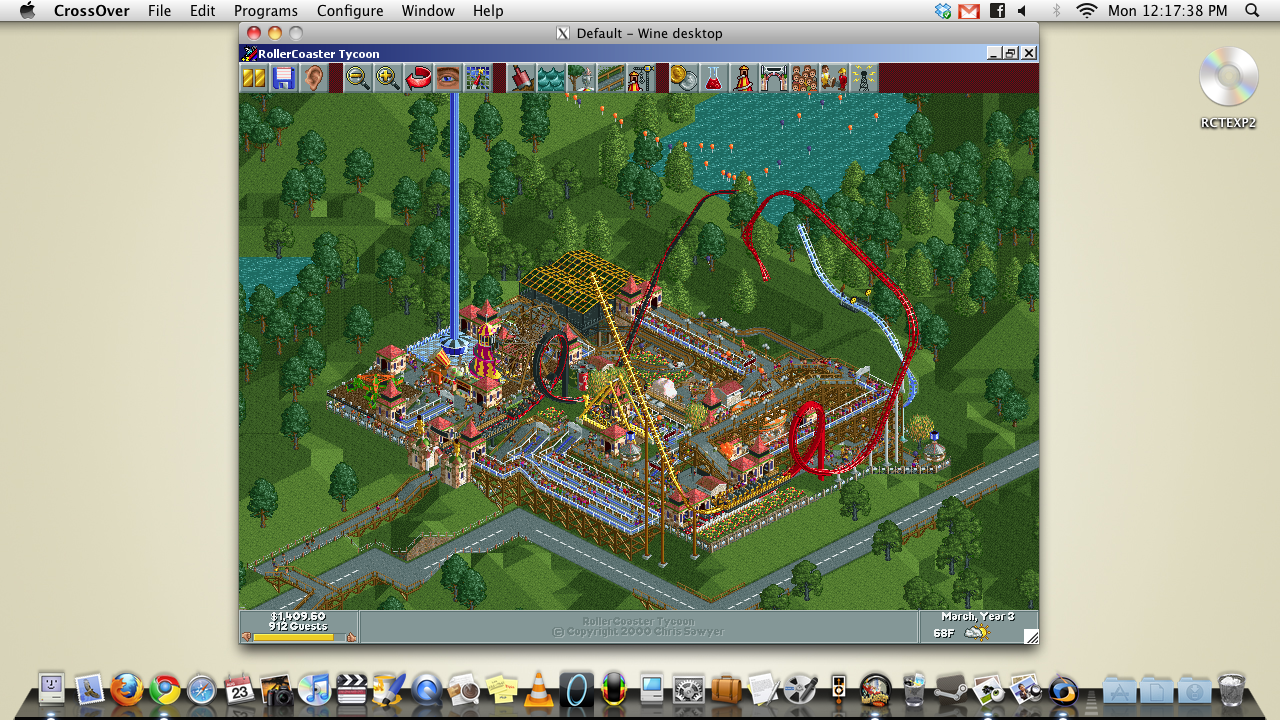 Rollercoaster Tycoon 2 for Mac OSX 