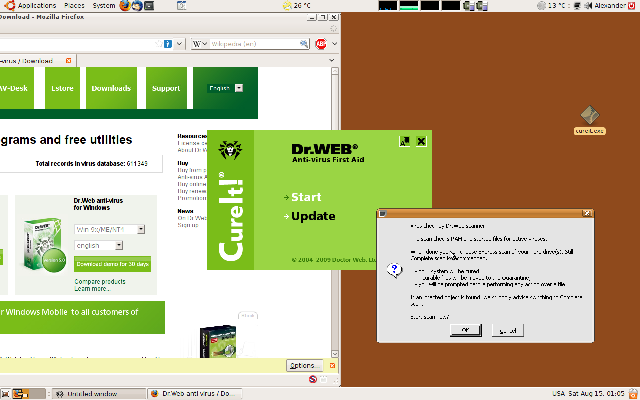 dr.web cureit mac
