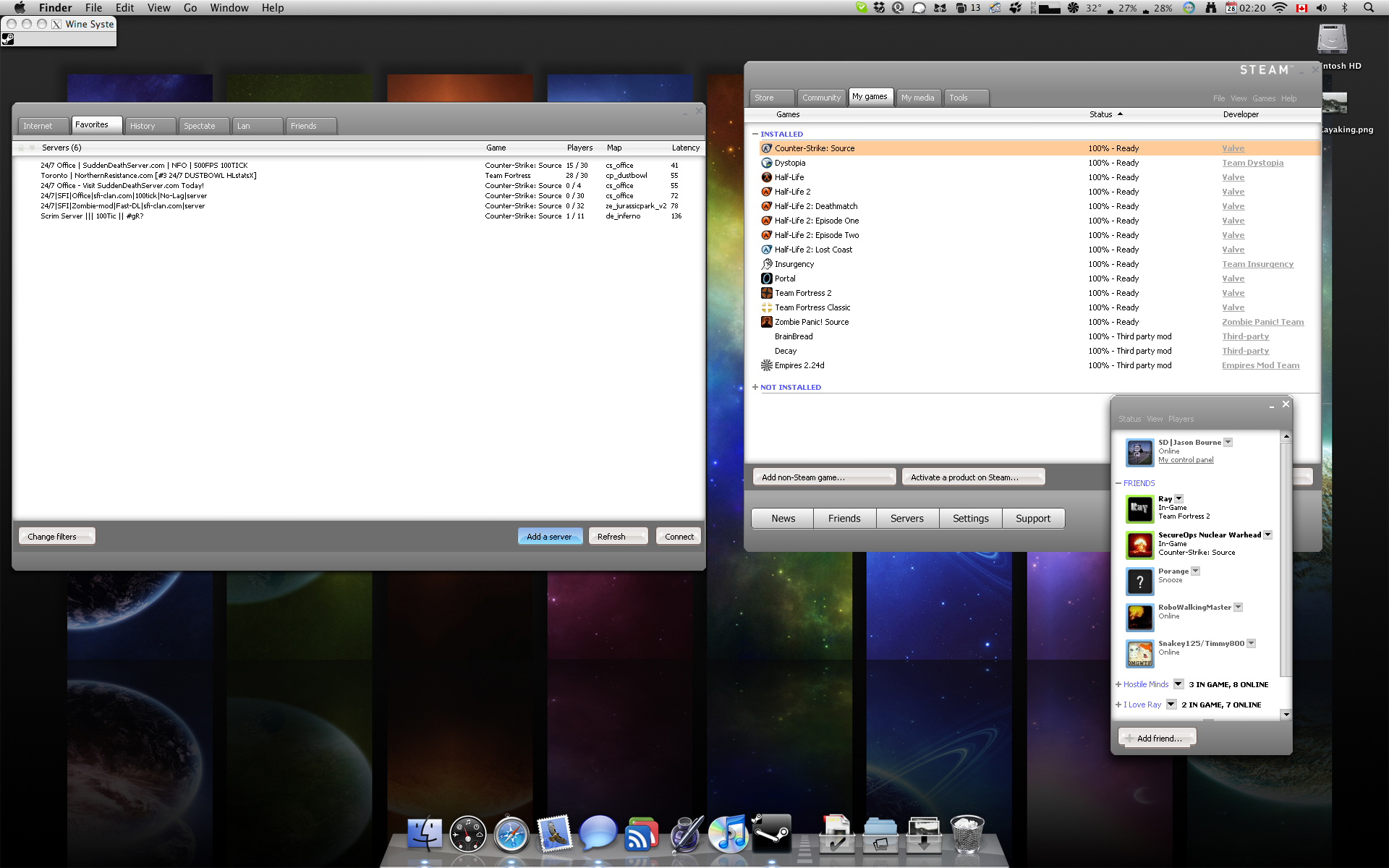 steam for mac os x 10.5.8