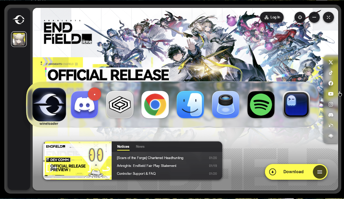 Will Arknights: Endfield run on Mac or Linux? | CodeWeavers