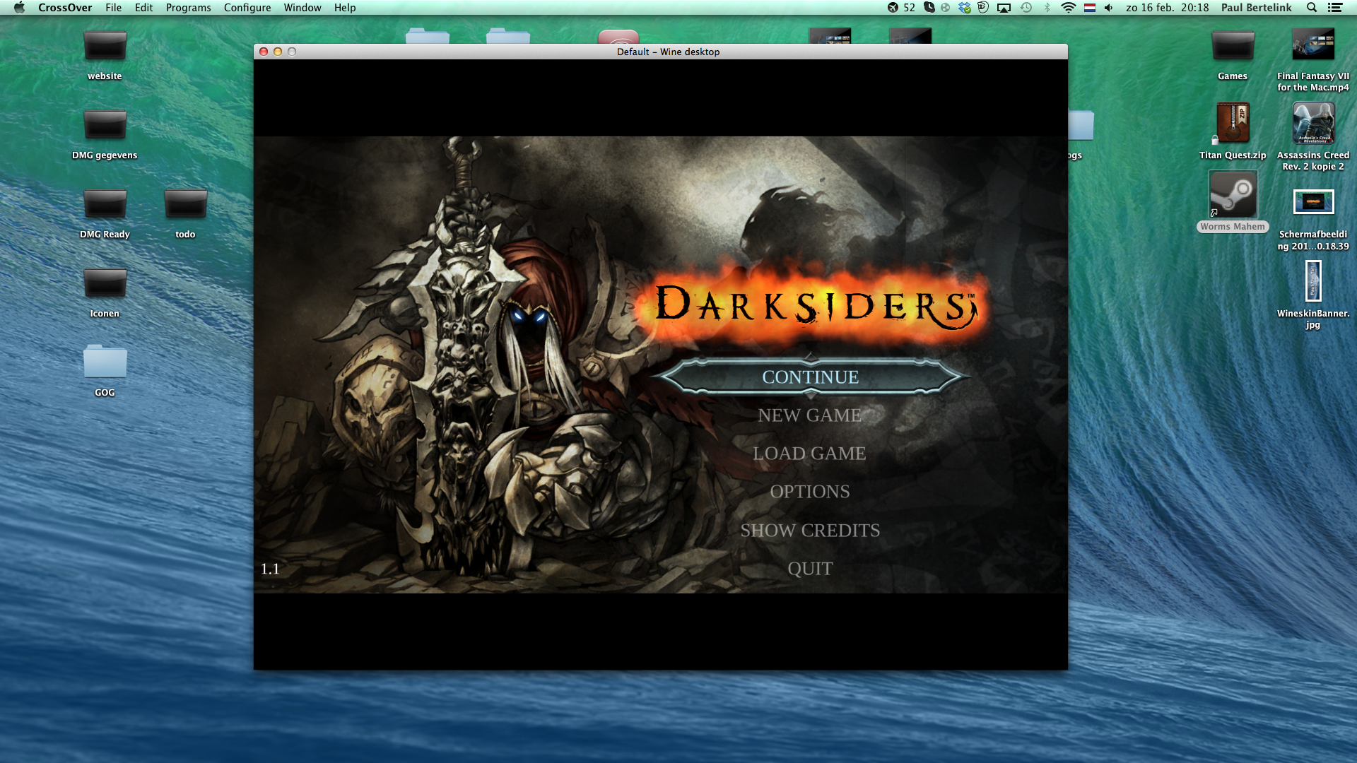 Darksiders for mac os 10.10