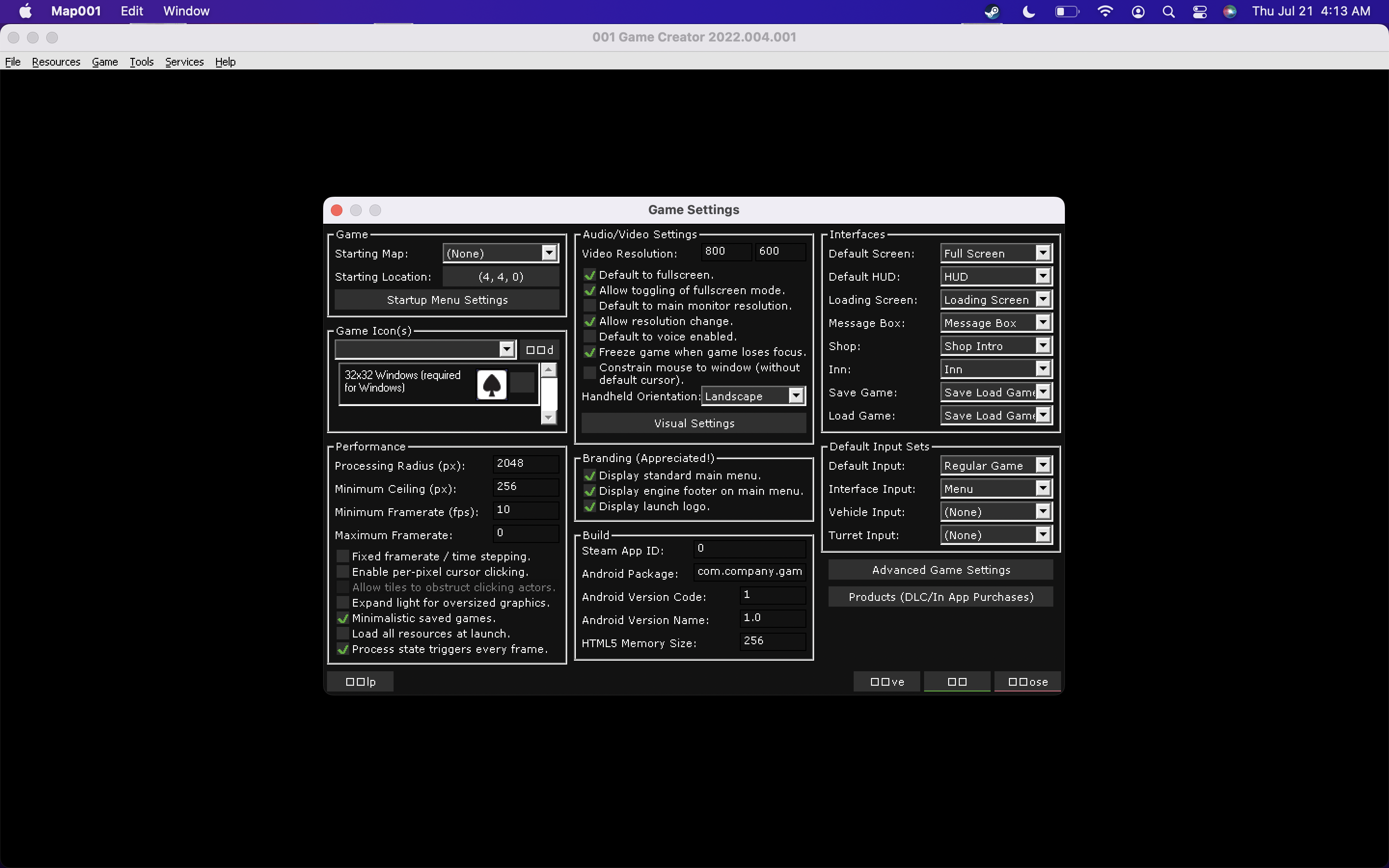Will 001 Game Creator run on Mac or Linux? | CodeWeavers
