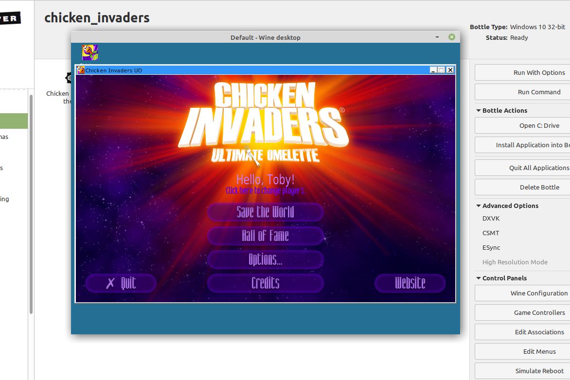 Will Chicken Invaders 4: Ultimate Omelette run on Mac or Linux ...