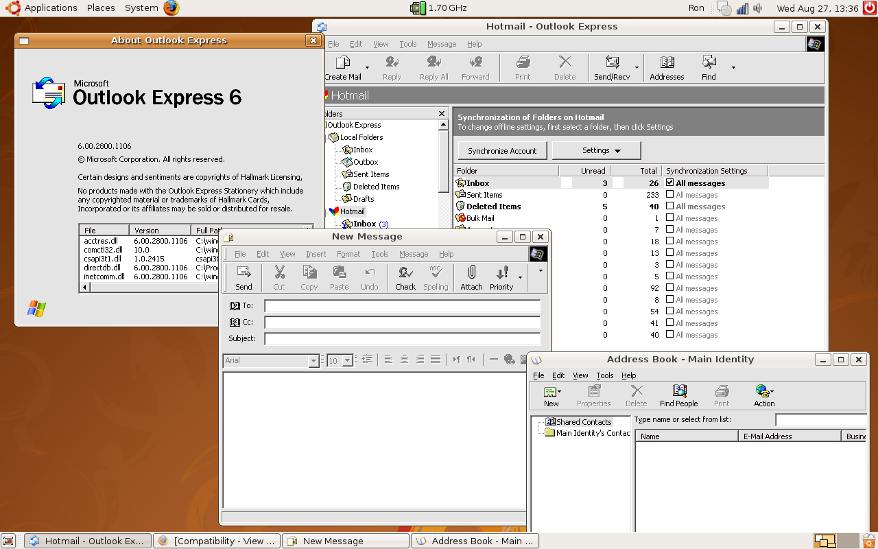 ms outlook express 6