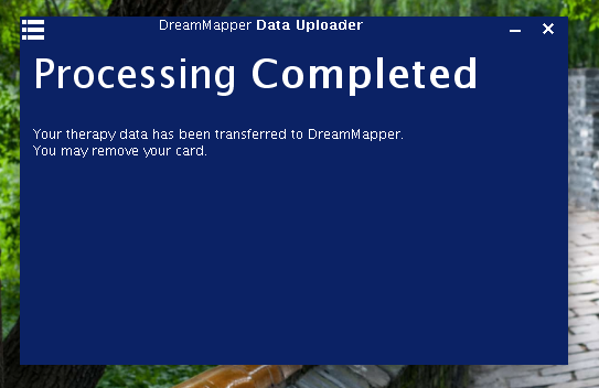 Dreammapper data card uploader application