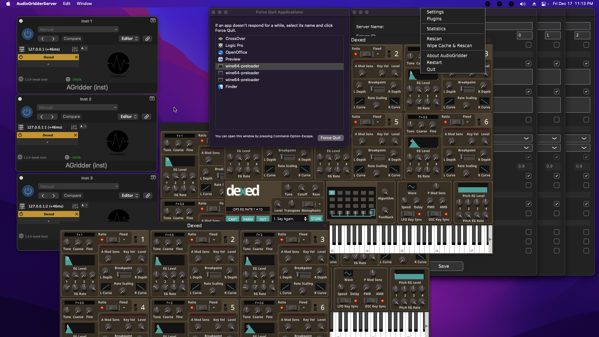 Will AudioGridderServer run on Mac or Linux? | CodeWeavers