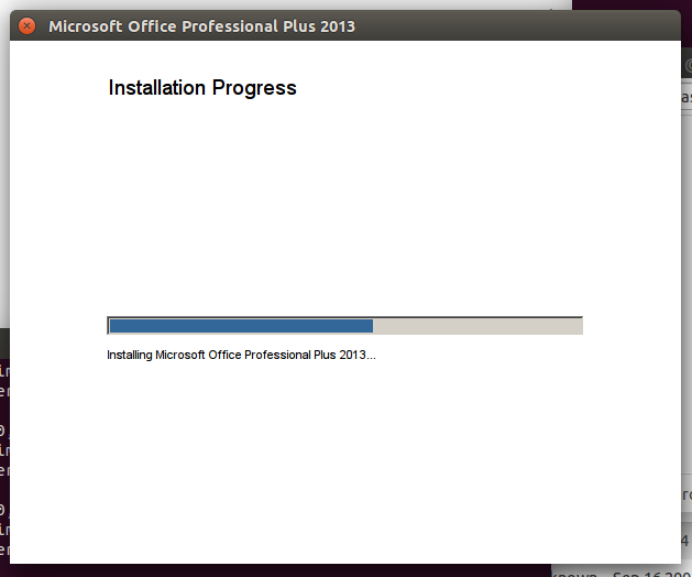 Office 2013 in Wine 1.7.46